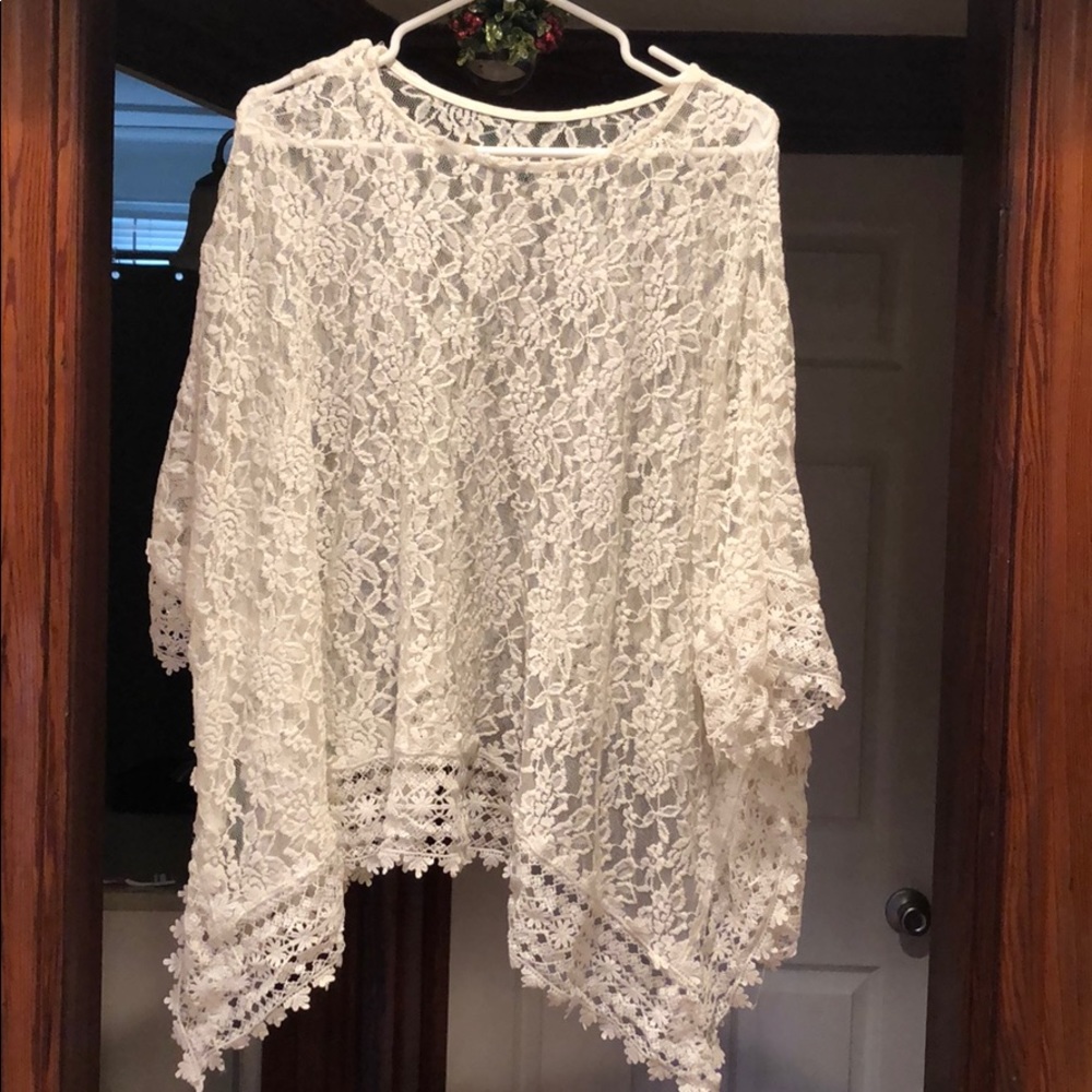 White Lacey top!